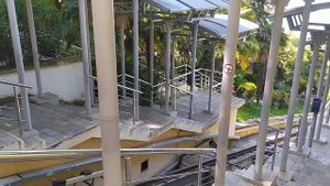 Сочинский военный санаторий. Фуникулёр не работает