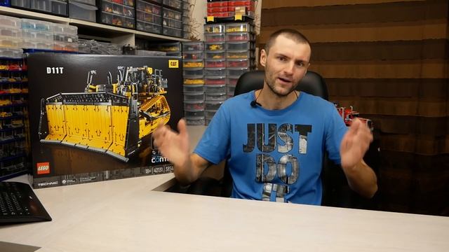 ЕЩЁ НЕ ОБЗОР ЛЕГО Техник бульдозера 42131 CAT D11T смотреть онлайн