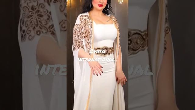 arabic traditional dress designed by ZR. #shortvideo #youtubeshorts #dubai #morocco #caftan #shorts смотреть онлайн