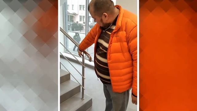 Перила из нержавеющей стали и стекла в банке ОТКРЫТИЕ смотреть онлайн