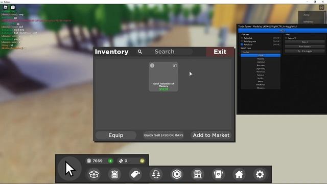 Trade tower autofarm roblox смотреть онлайн