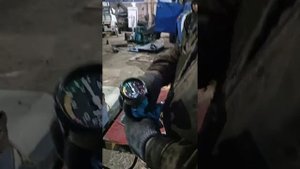 Проверка двигателя ЯМЗ-238, 7514 после капитального ремонта на давление масла.