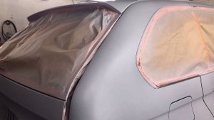 Покраска жидкой резиной под лаком Bmw e53