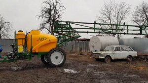 Прицепной штанговый опрыскиватель Арго 2500 от завода Казаньсельмаш - Гидравлика штанги