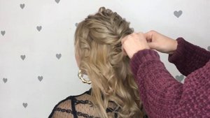 НЕБРЕЖНЫЙ СВАДЕБНЫЙ ПУЧОК ИЗ ЛОКОНОВ | ПОДРОБНЫЙ УРОК | MESSY WEDDING UPDO