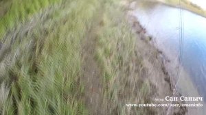 Рыбалка на старице реки. Один щукан и два среза