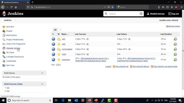 8 Jenkins Git Maven - Install Maven plugin смотреть онлайн