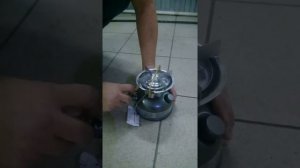 Бензиновая горелка Coleman . Первый запуск!