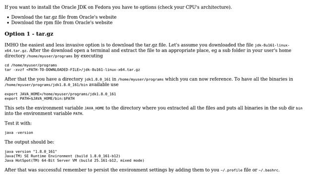 Unix & Linux: How to install jdk1.8 and set its path on fedora28? смотреть онлайн