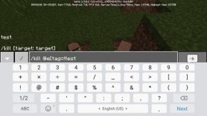 How to use /tag Command in Minecraft 1.9.0.2!!