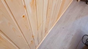 Монтаж деревянной вагонки