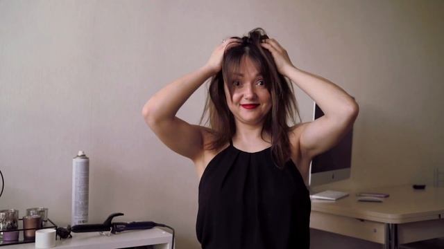 как сделать кудри на среднюю длину.