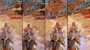 Horizon Forbidden West PS4 vs. PS4 Pro vs. PS5 Comparison | Loading Times, Graphics, FPS Test