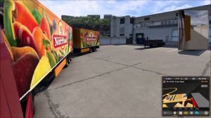 Парковка двойной прицеп