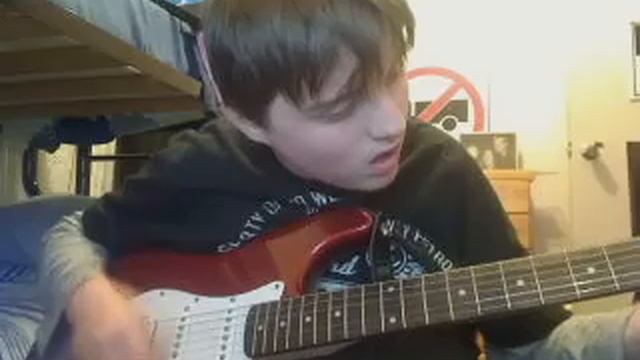 Fender Squire Strat fun! (fake floyd rose sound) Heavy Metal! смотреть онлайн