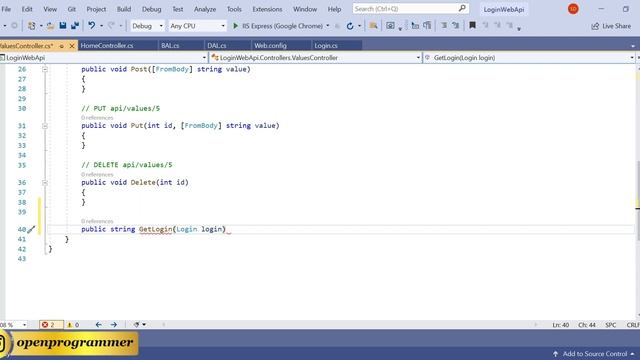 Login Web API | Login with Web API | Web API tutorial