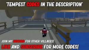 TEMPEST VILLAGE PRIVATE SERVER CODES *NEW VILLAGE* | Shindo Life Roblox Update Codes