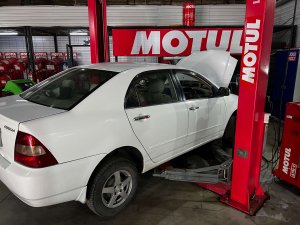 Замена масла в АКПП Toyota Corolla e120 Aisin u240e