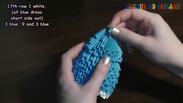 How to make a paper Snow Maiden (doll, The Daughter of the Snows). 3D origami tutorial смотреть онлайн