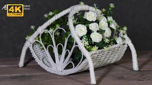 Ажурная корзинка.