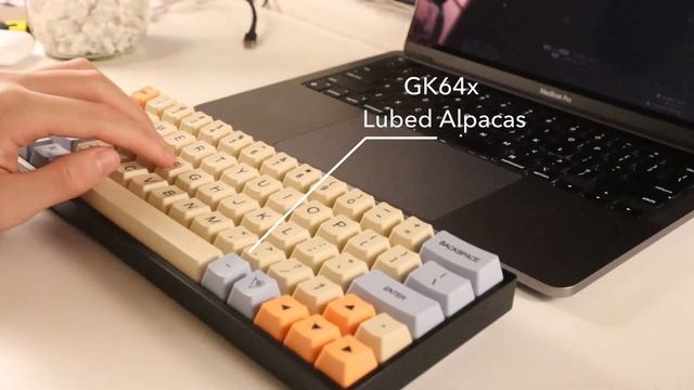 MacBook Keyboard vs Mechanical Keyboard (GK64x with Lubed Alpaca Switches) Typing Sounds Comparison смотреть онлайн