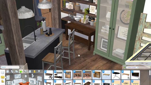 Farmhouse living 🐑 | Sims 4 Speed build + cc links! смотреть онлайн