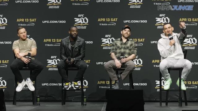 Justin Gaethje, Max Holloway Vow to Hurt Each Other in BMF Title Fight – Out of Respect | UFC 300