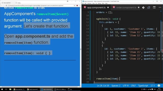Angular Deep Tree Component Communication смотреть онлайн