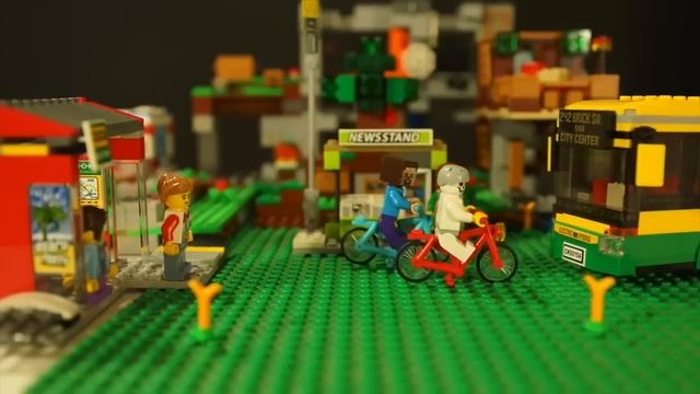 Лего НУБику и БОРЬКЕ Не Везёт в МАЙНКРАФТЕ - Lego Animation смотреть онлайн