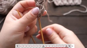Узор «Веточки» спицами ? «Twigs» knitting pattern