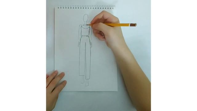 (LESSON 4)?How to draw FASHION ILLUSTRATION?/(УРОК 4)Как нарисовать ФЭШН ИЛЛЮСТРАЦИЯ,эскиз одежды?