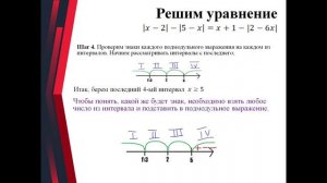 Решение уравнений и неравенств с модулем методом интервалов (ЕГЭ)