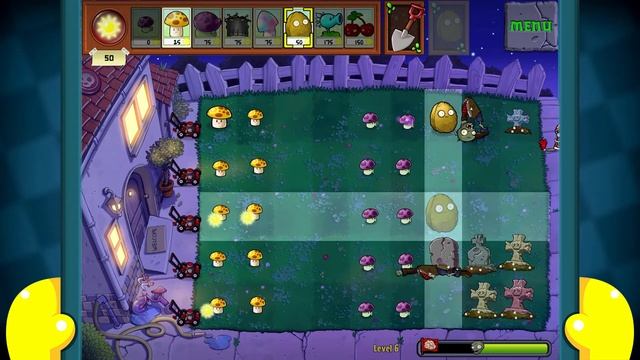 Plants vs Zombies™ HD NIGHT 6 Walkthrough The zombies are coming! Recommend index five stars смотреть онлайн