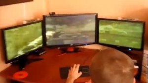 Игра на трёх мониторах