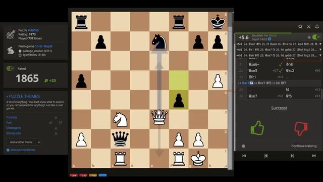 Lichess Puzzles: 1848 ELO | Chess Tactics Killer
