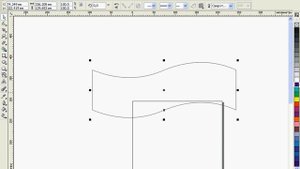 Свободная форма. Рисуем флаг в CorelDraw. Видеоурок № 3