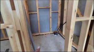 Каркасная баня с панорамным остеклением.