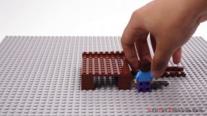 Lego Minecraft Brick Building How to Build a House with Steve
