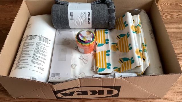 Распаковка ? покупки из IKEА ?? Постель для новорожденного из Икея. Покупки для новорожденного смотреть онлайн