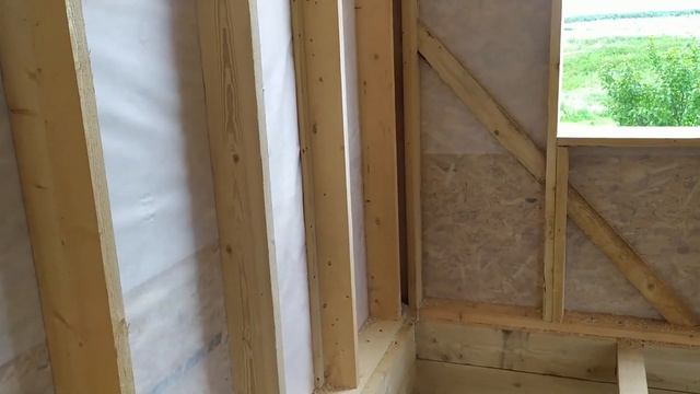 Обзор каркасного дома с эркером | Какая планировка дома 9х9? смотреть онлайн