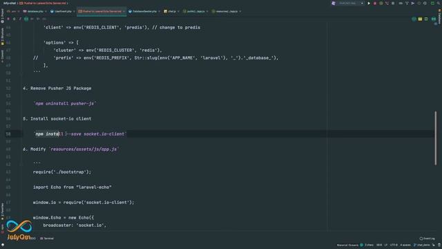 How to use InfyChat with Laravel Echo Server (without Pusher) смотреть онлайн