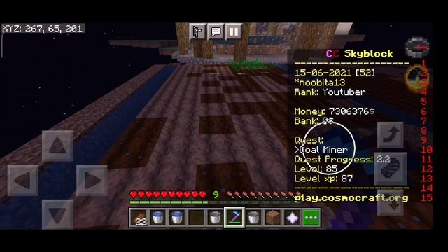 #Skyblock server like #Hypixel for #Minecraft Bedrock Mcpe | COSMOCRAFT part 11