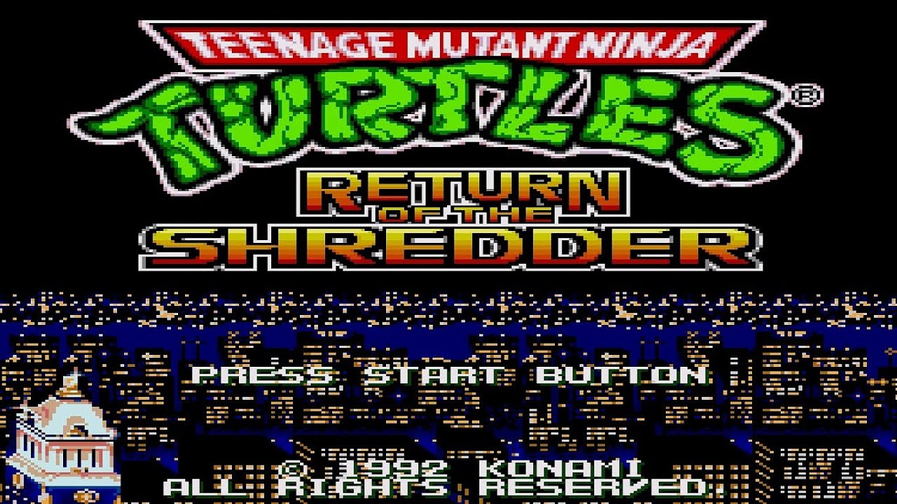 Teenage Mutant Ninja Turtles - Return of the Shredder ➤ Прохождение ➤ (SEGA Mega Drive)