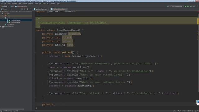 JAVA Programming 8: Simple Text-Based Game смотреть онлайн