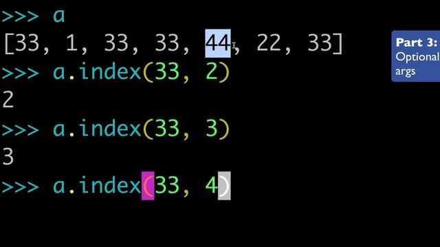 Python index() List Method - TUTORIAL