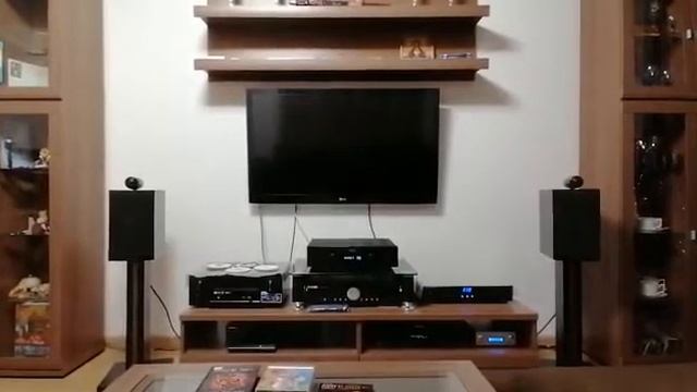 hegel h190, b&w 705s2, marantz cd6005, провода audioquest rocket 88.