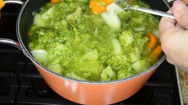 Витаминный суп-пюре из брокколи смотреть онлайн