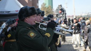 В Благовещенске сделал остановку агитпоезд Минобороны РФ