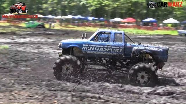 Perkins Mud Bog - Blue Ford Mudding смотреть онлайн
