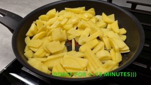 Вкуснейшая! ЖАРЕНАЯ КАРТОШКА С БЕКОНОМ ,Съедается вся сковородка. Fried potatoes with bacon